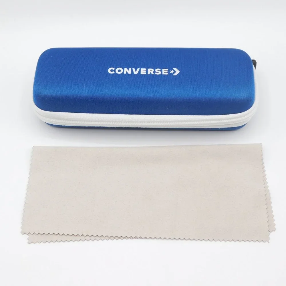 NEW CONVERSE WAIT FOR ME BROWN KIDS TEEN Rectangle EYEGLASSES FRAME 49-1…